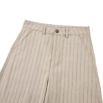Vintage Pinstripe Baggy Wide-Leg Trousers