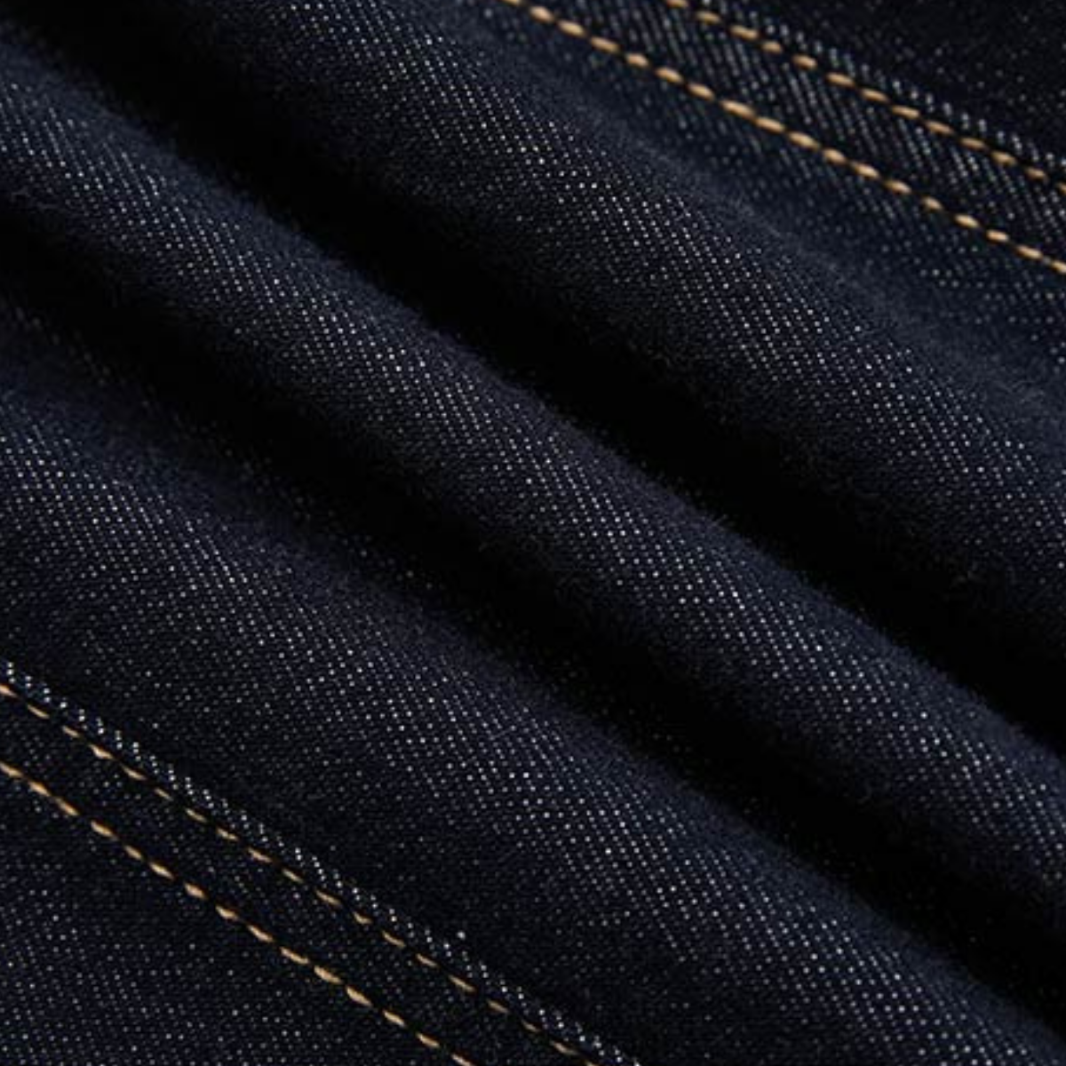 Women's One-Shoulder Dark Denim Midi Dress