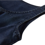 Floral Print Denim Spaghetti-Strap Dress