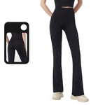 Buttery-Soft High Waist Flare Leggings for Women Tummy Control Workout Pants
