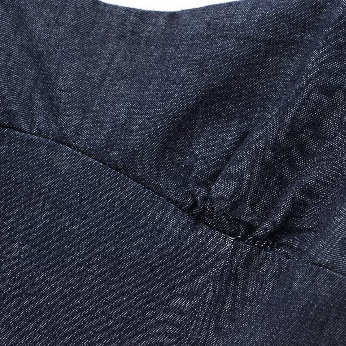 Women's Strappy Denim Maxi Dress