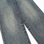 Whiskers Faded Straight Leg Jeans-INNBLAC Fashion Apparel