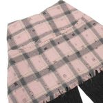 Minimalist Striped Check Relaxed Fit Casual Pants