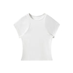 Academia Style Soft Daily Wear Stretch Tee