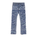 Smoke Rise Men's Distressed Stacked Slim Fit Jeans