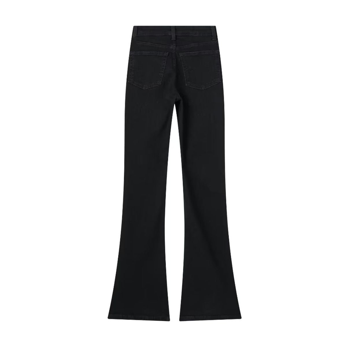 Risen Women's Mid-Rise Washed Flare Jeans