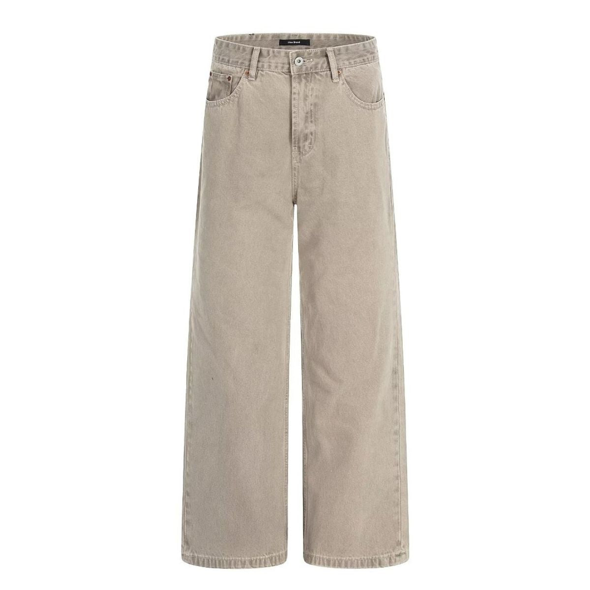 Minimalist Washed Straight Leg Denim Jeans
