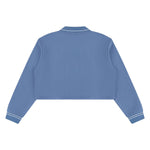 410G Heavyweight Cotton Cropped Sweatshirt | Coverstitch Detail Street Pullover