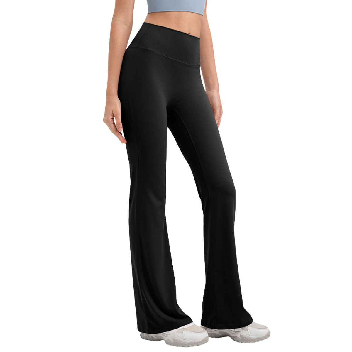 High Waist Micro Flare Yoga Pants for Women Moisture-Wicking Butt Lifting Gym & Yoga Leggings