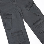 Vintage Washed Baggy Cargo Pants-INNBLAC Fashion Apparel