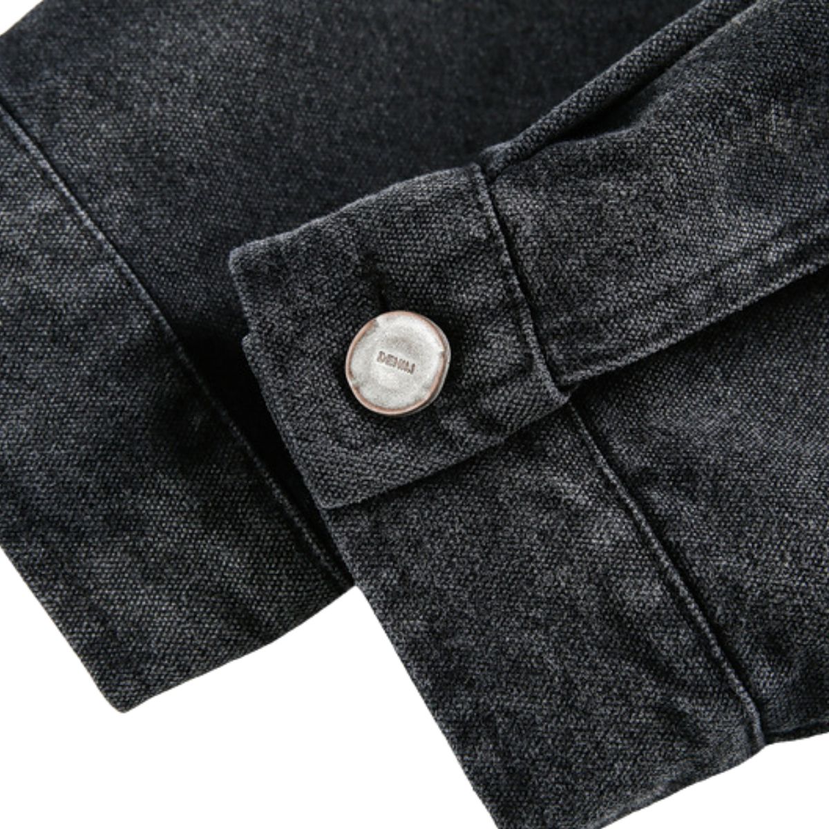 Retro Lace Patchwork Angel Pattern Casual Denim Jacket