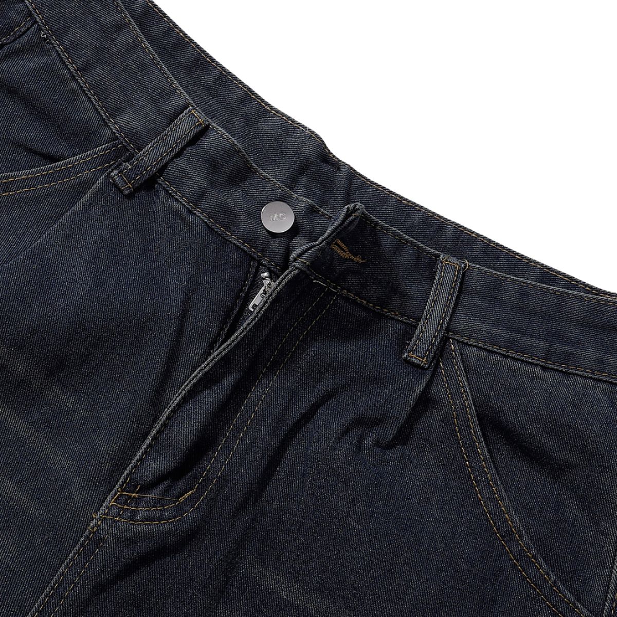 Vintage Shadow Wash Denim Shorts