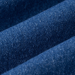 Square Neck A-Line Denim Midi Dress