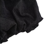 Black Sleeveless High-Neck Ruffled Mini Dress