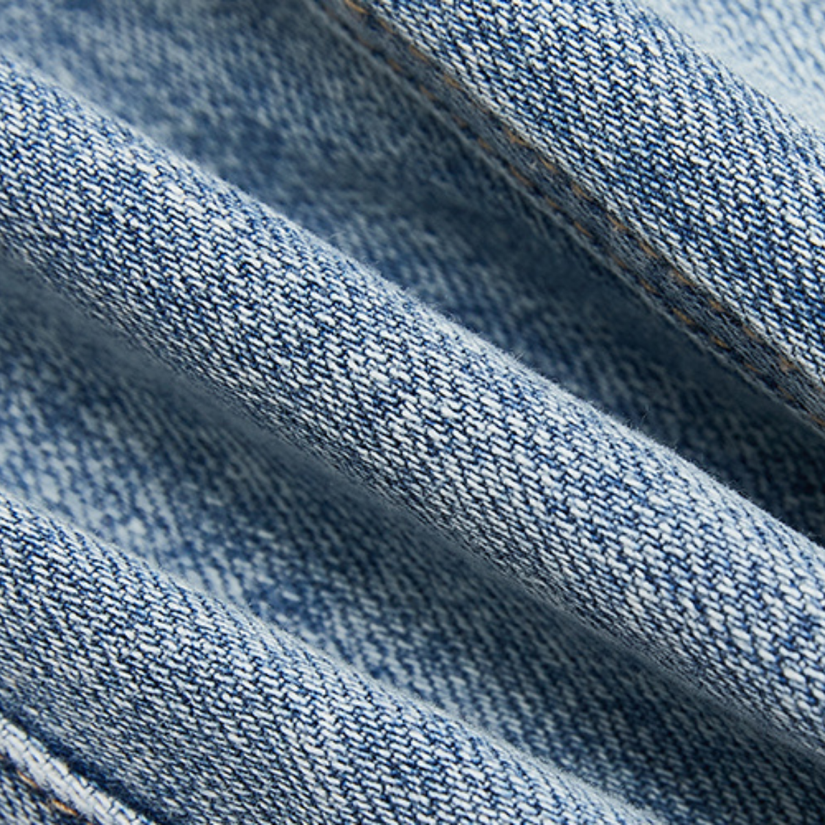 Light Wash Denim Spaghetti Strap Mini Dress