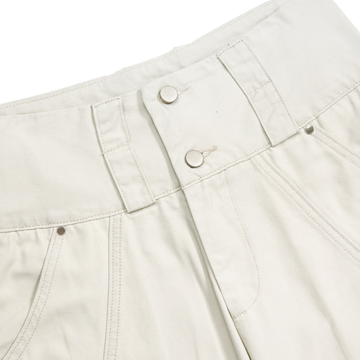 High-Waist Multi-Pocket Cargo Bermuda Shorts