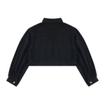420G Vintage Cropped Slim Fit Denim Jacket