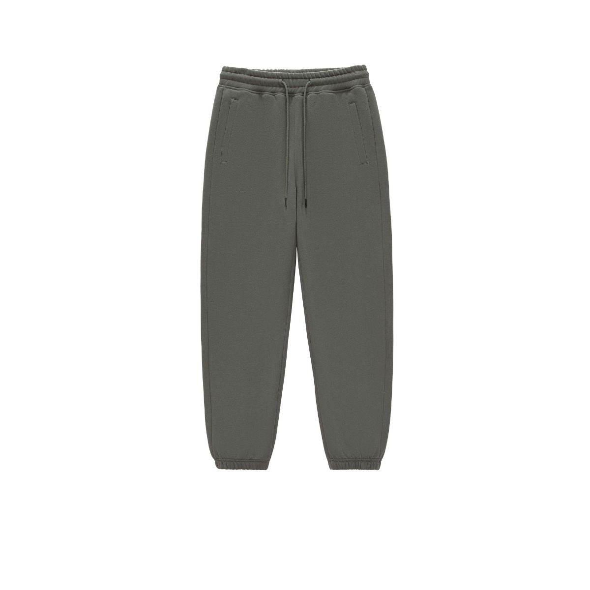 Solid Color Relaxed Thick Joggers-INNBLAC Fashion Apparel