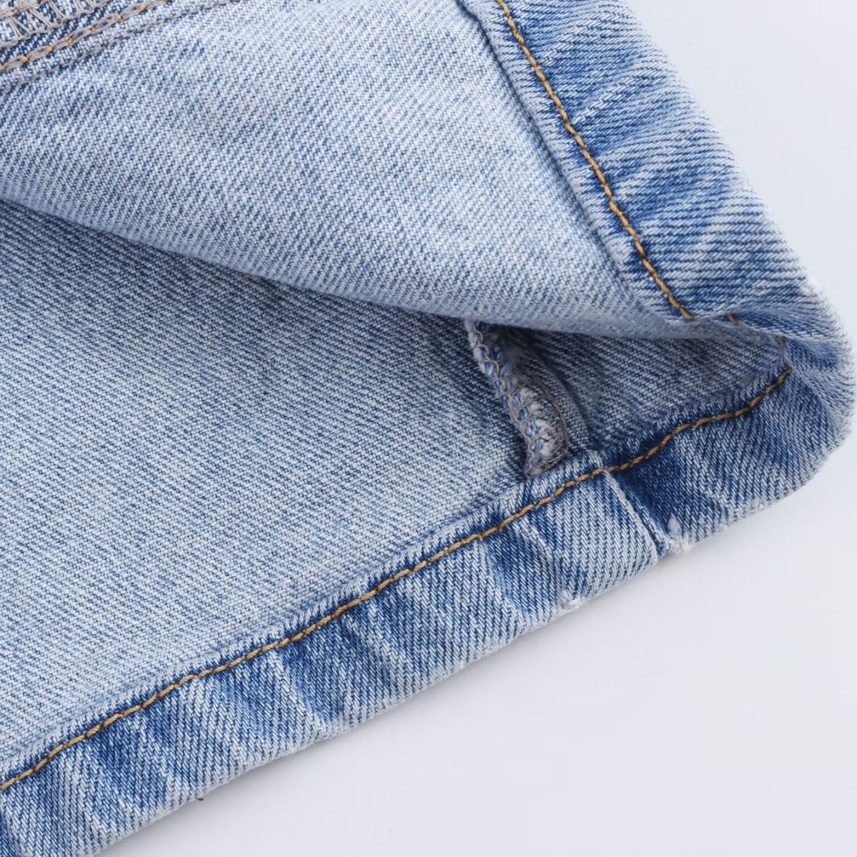 Button-Front Washed Strappy Denim Maxi Dress