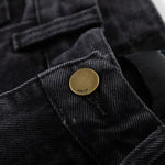 Vintage Washed Slim Flare Jeans