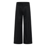 Vintage High Street Pleated Wide-Leg Draped Trousers