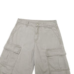 Vintage Washed Distressed Multi-Pocket Cargo Shorts