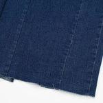 Split U Neck Denim Cami Maxi Dress
