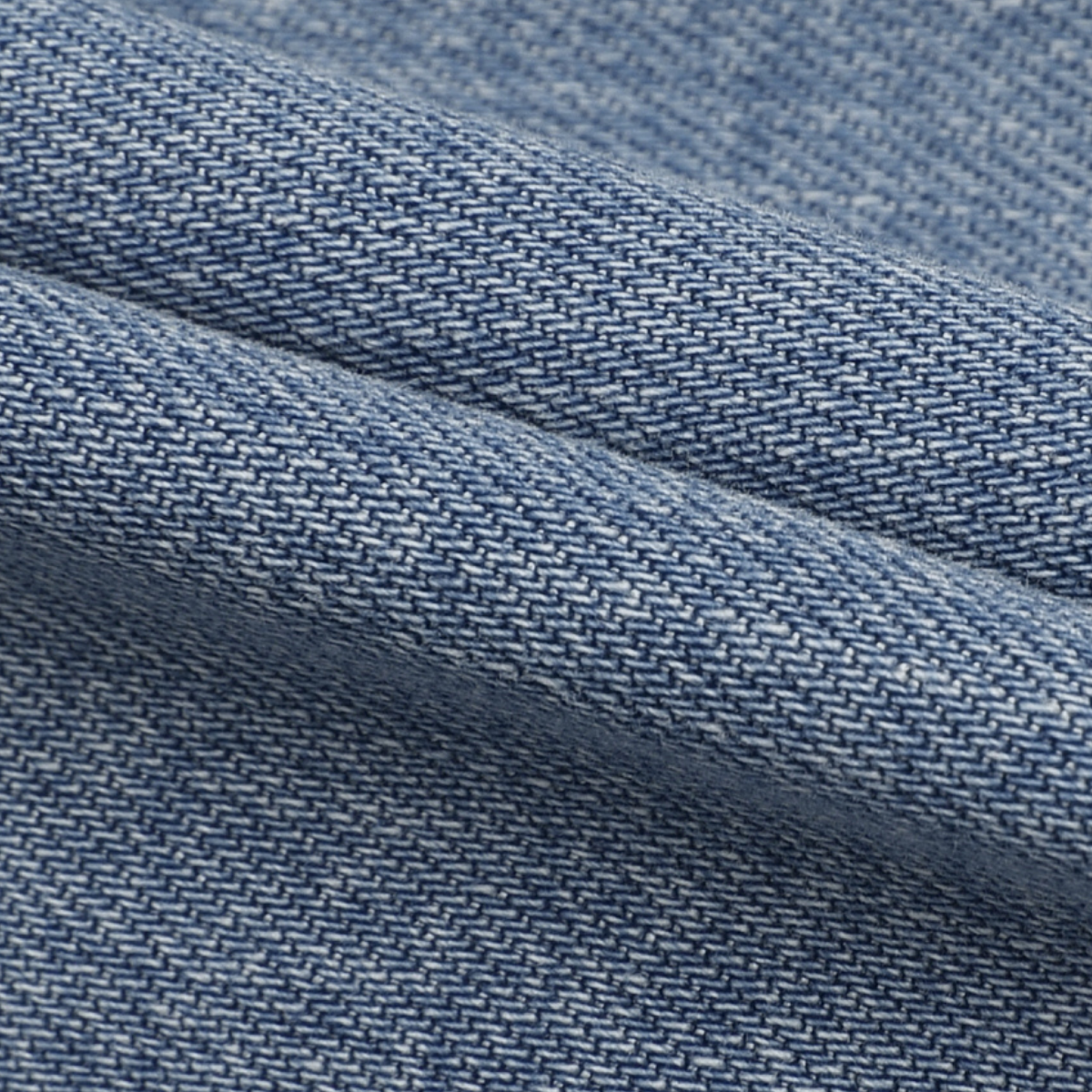 Light Wash V-Neck A-Line Denim Dress