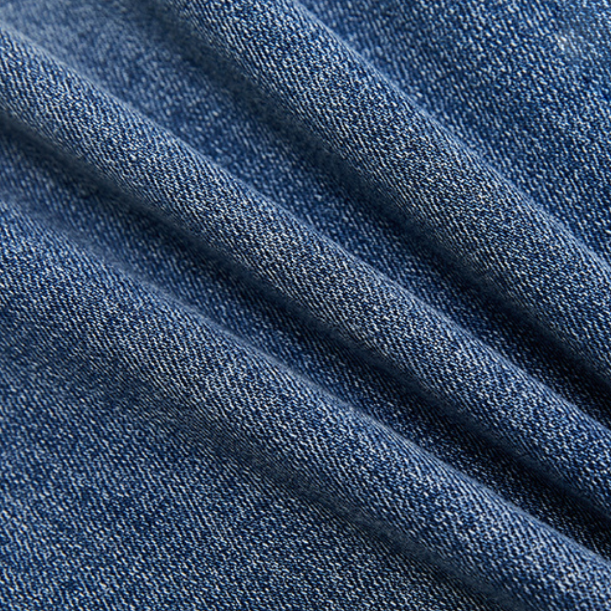 Sleeveless V-Neck Button-Front Denim Midi Dress