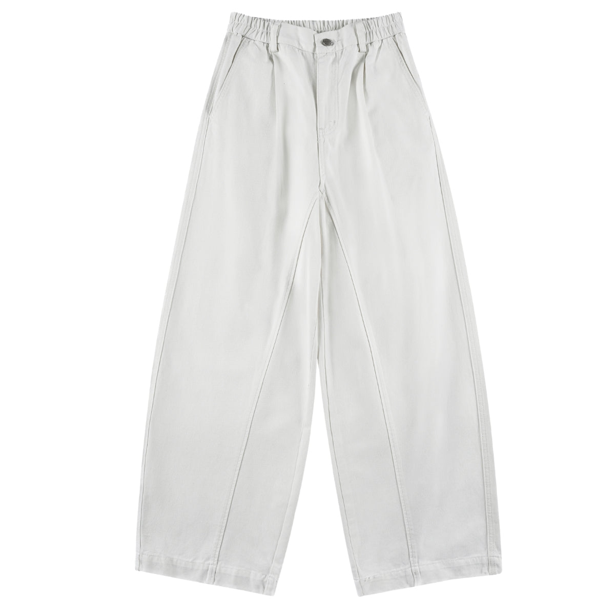 Relaxed Fit Wide Leg Casual Pants