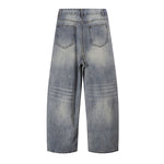 Vintage Slub Denim Barrel Leg Jeans