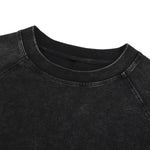 Stone-Washed Raw-Edge T-Shirt 270gsm