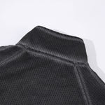 Lightweight Mesh Stand Collar Elastic Hem Zip Jacket