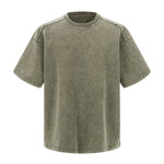 Washed Distressed Air Mamba Cotton Short Sleeve
