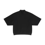 Oversized Mock Neck Short Sleeve T-shirt