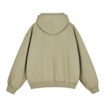 Heavyweight Double-Slider Zipper Fleece Hoodie