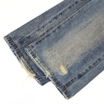 Vintage Distressed Ripped Relaxed-Straight Jeans