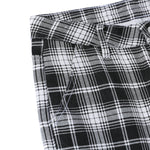 Unisex Straight Leg Plaid Trousers-INNBLAC Fashion Apparel