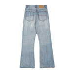 Light Blue Faded Bootcut Jeans-INNBLAC Fashion Apparel