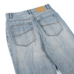 Light Blue Faded Bootcut Jeans-INNBLAC Fashion Apparel