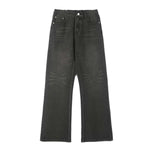 Faded Whiskers Bootcut Gray Jeans-INNBLAC Fashion Apparel