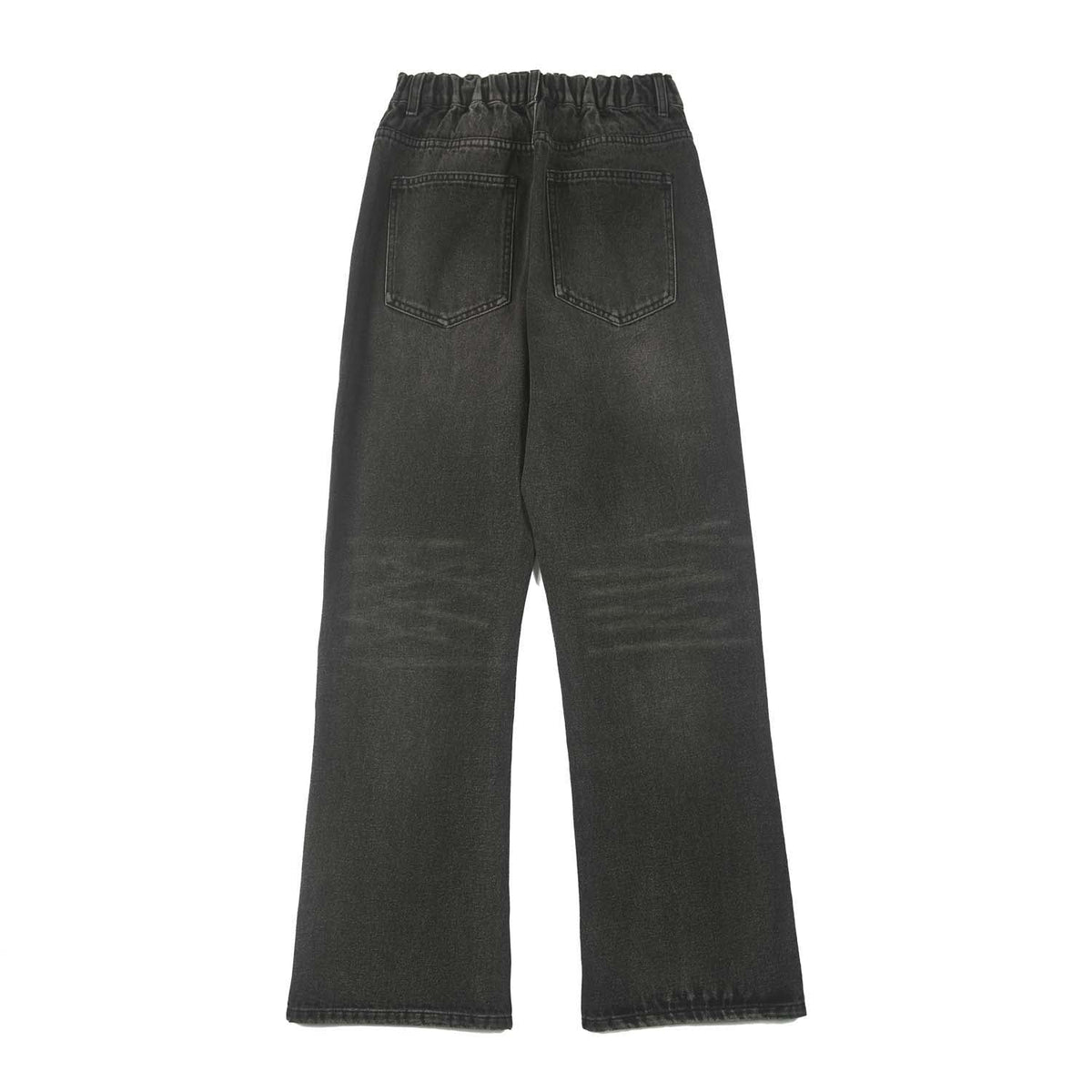 Faded Whiskers Bootcut Gray Jeans-INNBLAC Fashion Apparel