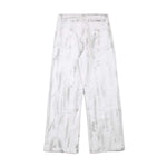 White Tie-Dye Baggy Denim Jeans-INNBLAC Fashion Apparel