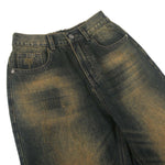 Heavy Wash Ripped Baggy Jeans-INNBLAC Fashion Apparel