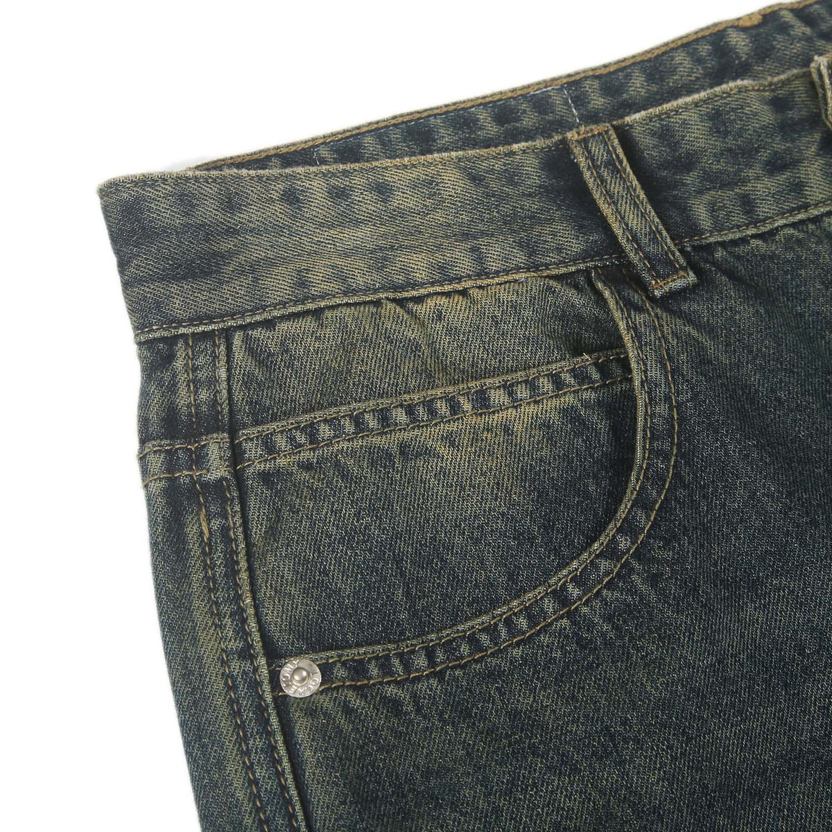 Vintage Wash Wide Leg Jeans-INNBLAC Fashion Apparel