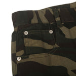 Camouflage Straight Leg Denim Pants-INNBLAC Fashion Apparel