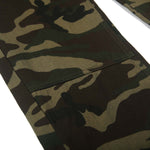 Camouflage Straight Leg Denim Pants-INNBLAC Fashion Apparel