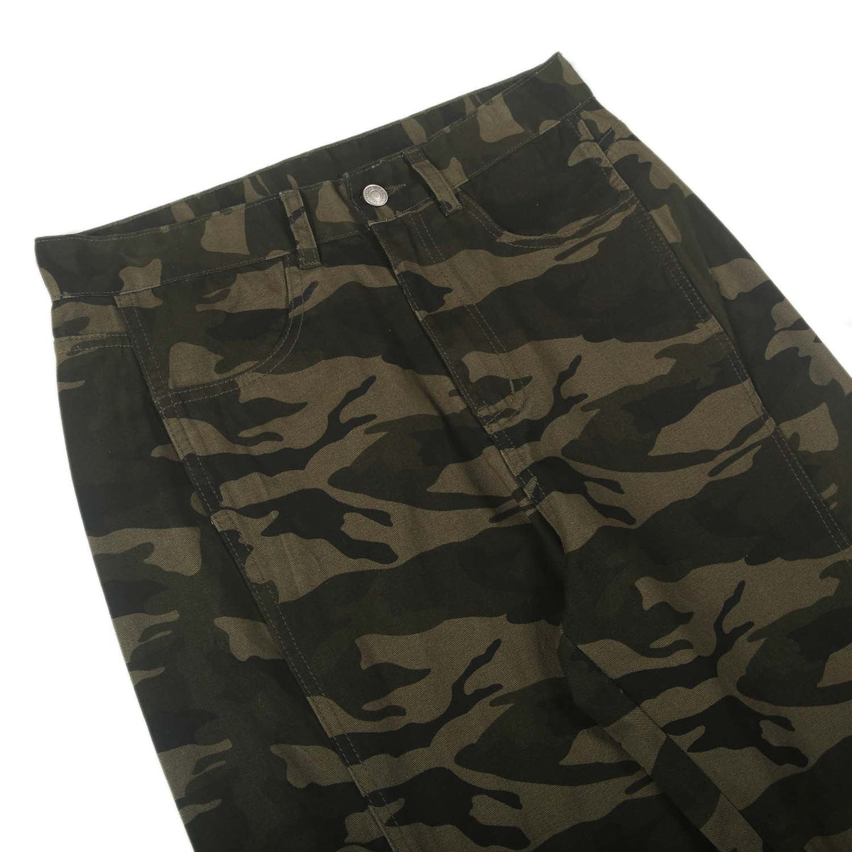 Baggy Camouflage Cargo Jeans-INNBLAC Fashion Apparel