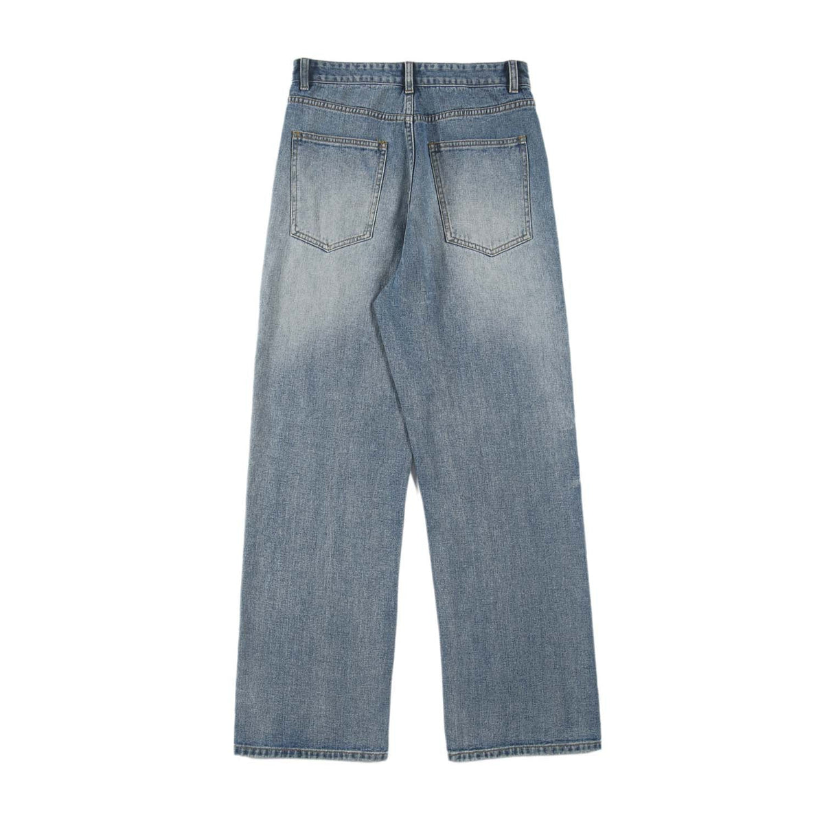 Faded Oversize Denim Pants-INNBLAC Fashion Apparel