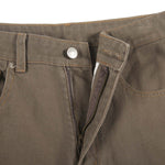 Solid color Baggy Cargo Denim Pants-INNBLAC Fashion Apparel